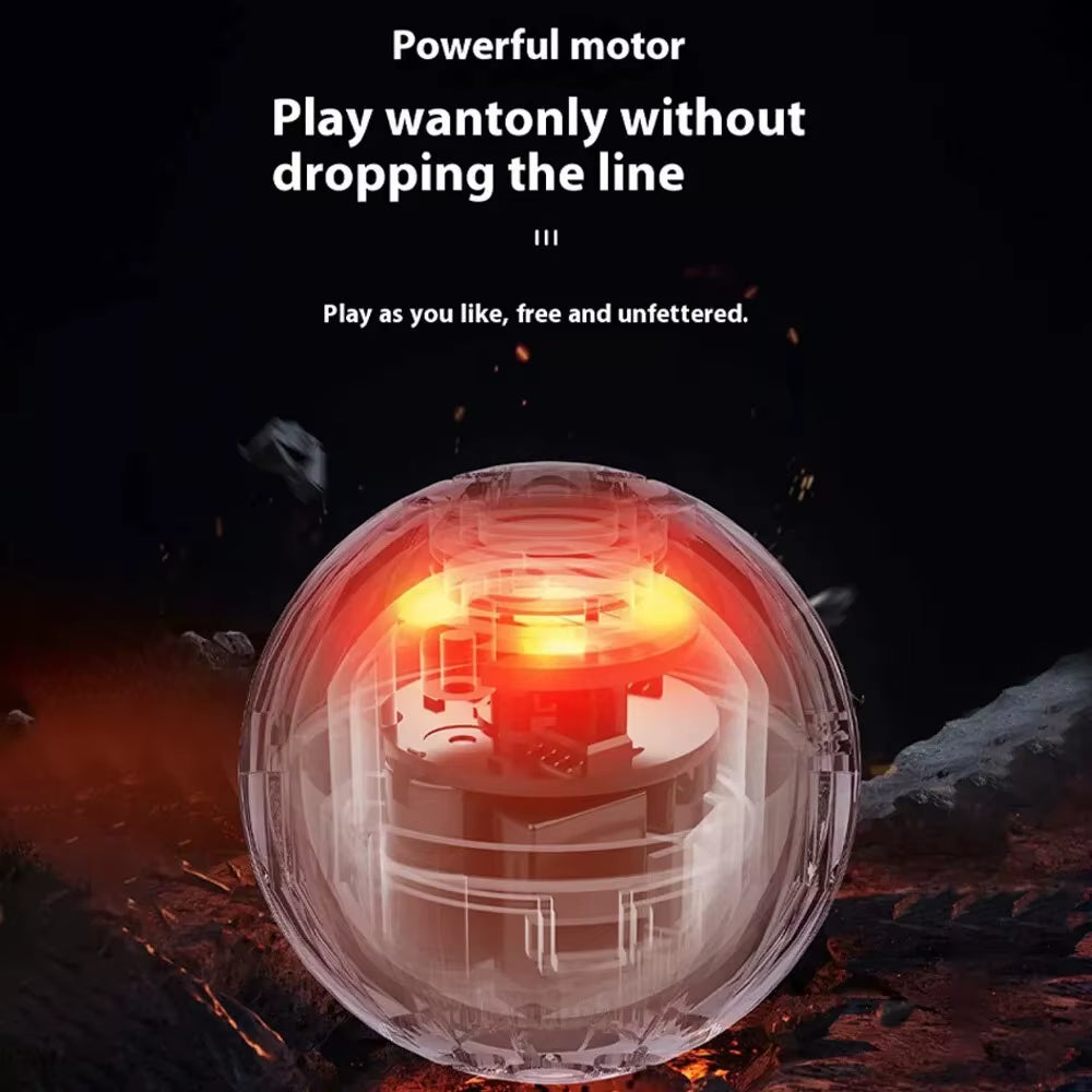 New Smart Teasing Dog Ball Bite Resistant LED Dog Bouncing Toy Ball Boredom Relief Artifact Dog Interactive Toy Ball