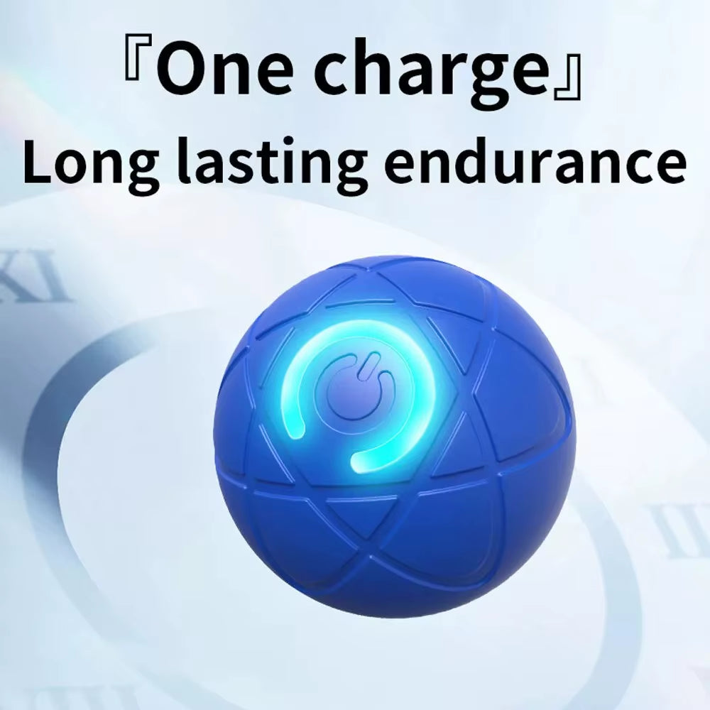 New Smart Teasing Dog Ball Bite Resistant LED Dog Bouncing Toy Ball Boredom Relief Artifact Dog Interactive Toy Ball